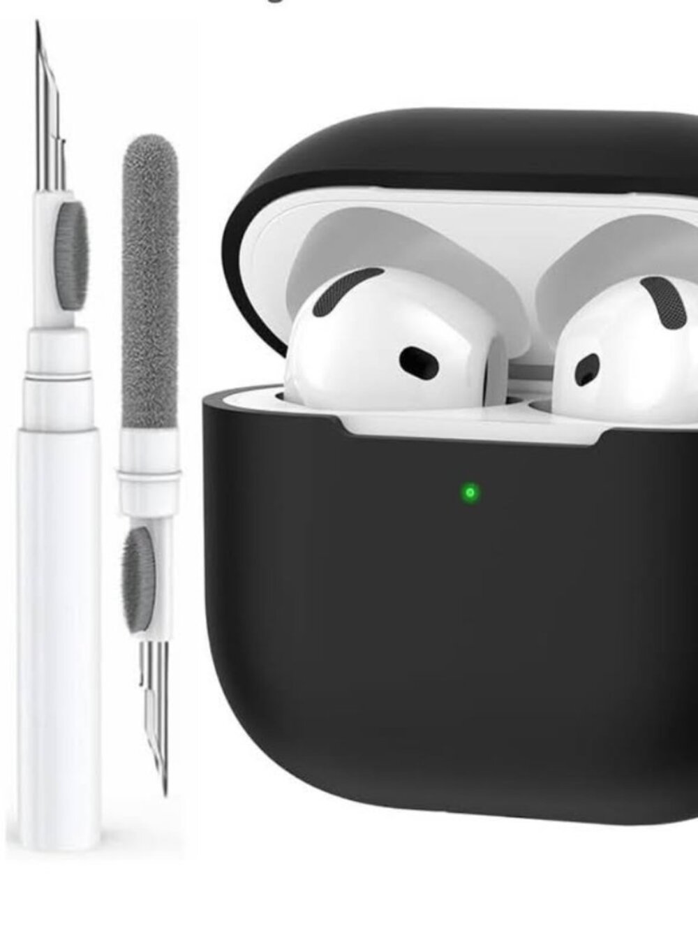 AirPods 5 & AirPods 4 Soft Silicone Shockproof Cover with cleaning kit